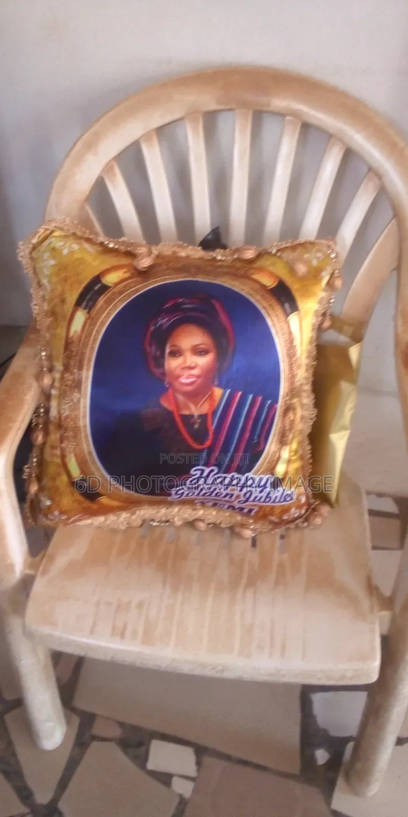 18 by 18 Customize Throw Pillow With Fringes