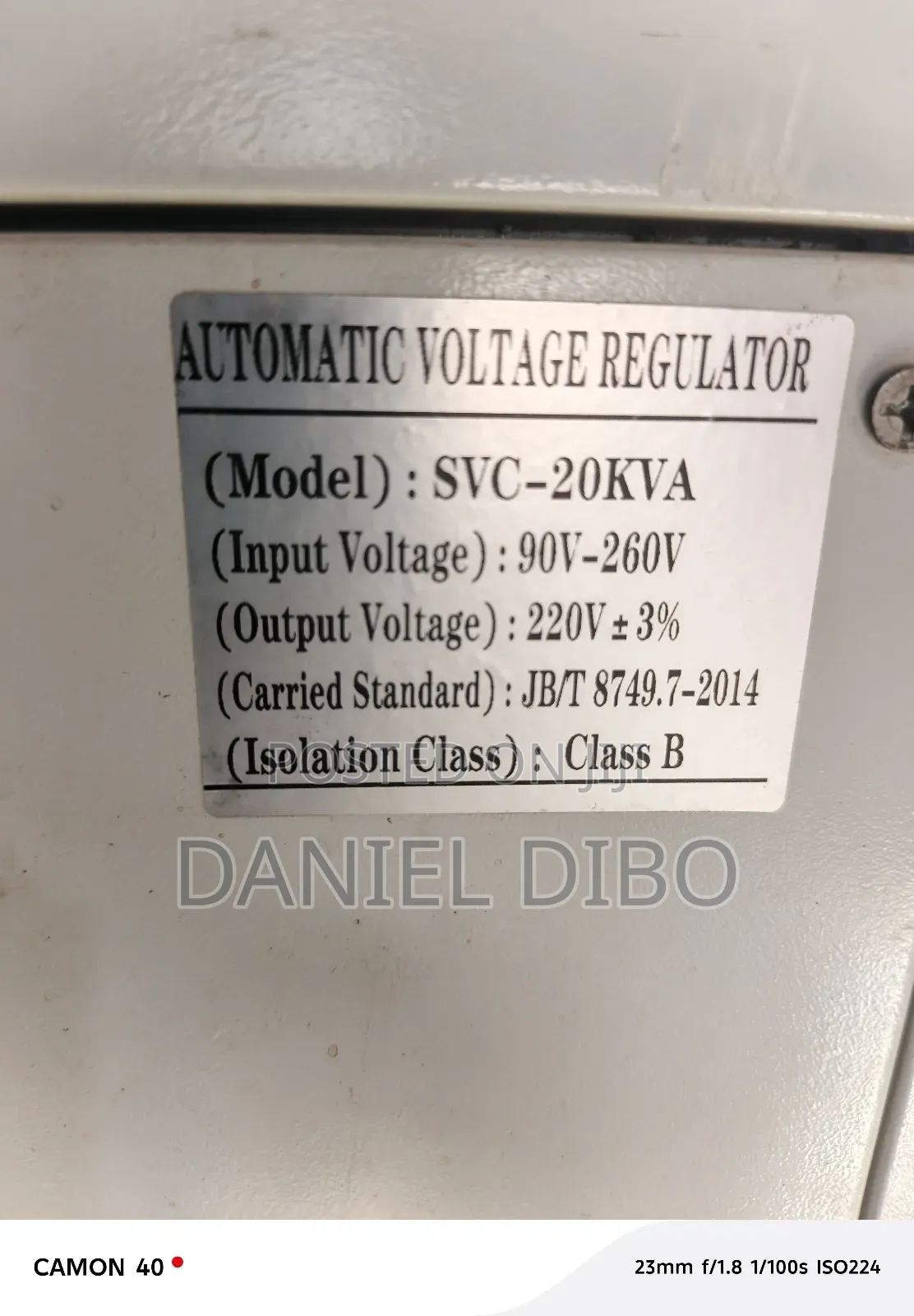Massive Power SVC-20kva Servo Motor Control