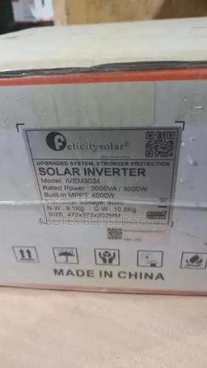 3kva 24v Ivem Felicity Solar Inverter Hybrid