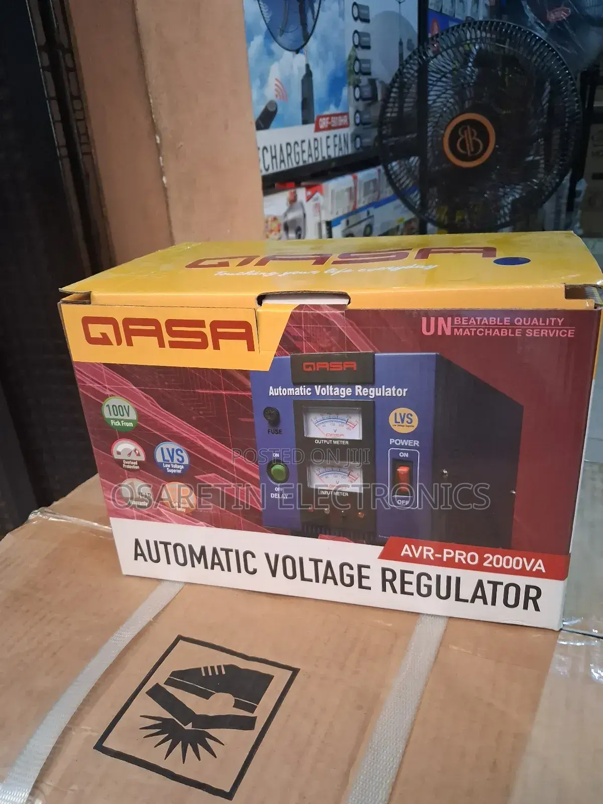 Qasa Voltage Stabilizer 2000va 100 Percent Copper Coil