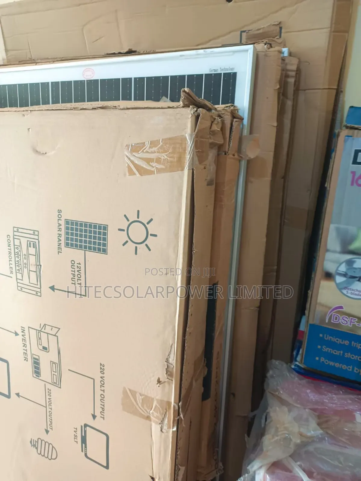 Solar Battery and Inverter and Solar Panel