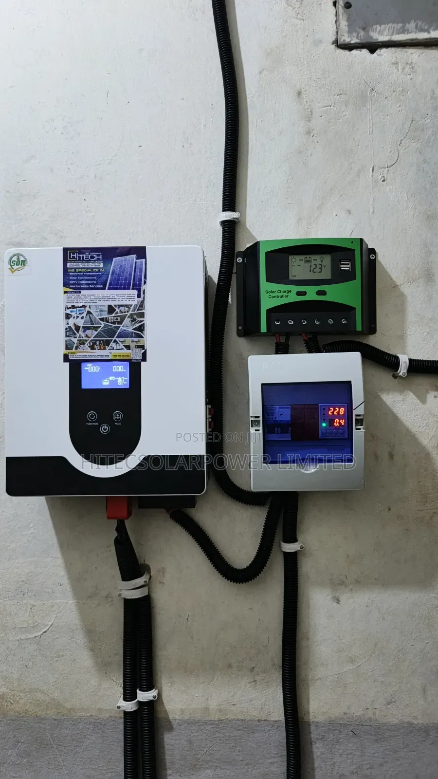 Solar Battery and Inverter and Solar Panel