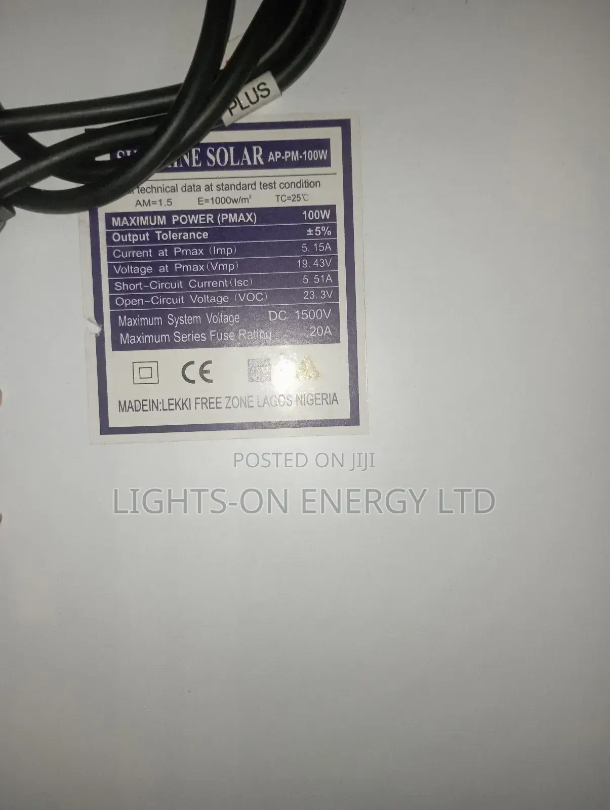 100w Solar Panel