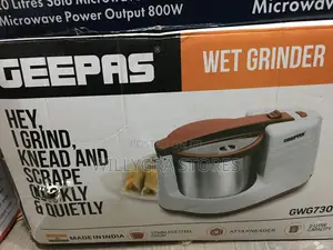 Geepas Wet Grinder Stainless Steel Drum Grinding Stone Blender