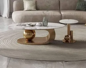 Modern Center Table With Two Stool