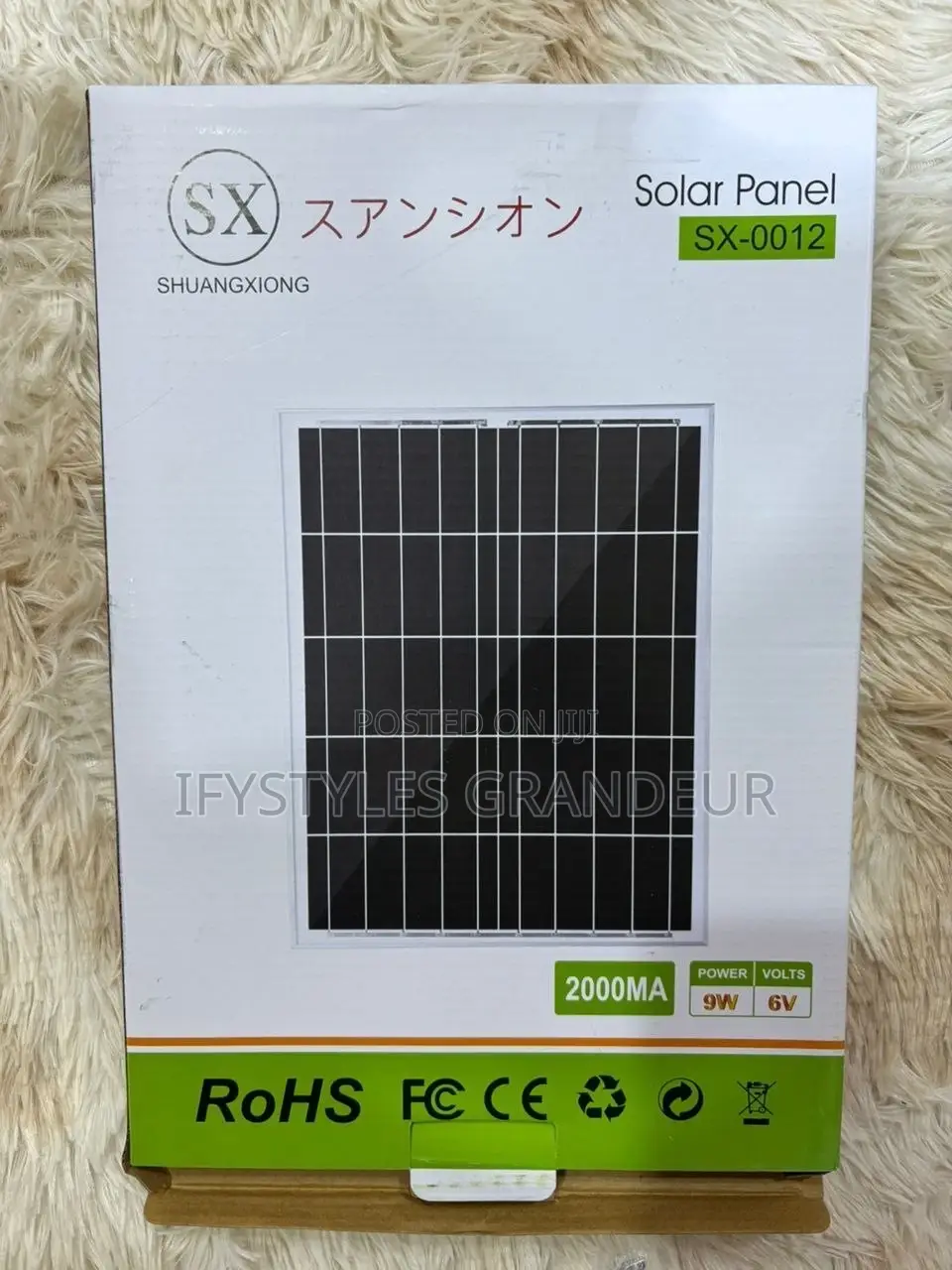 Solar Panel With Multiple Plugs