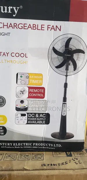 Century Rechargeable Stand Fan