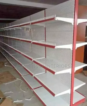 High Quality Modern Double Face Supermarket Shelf