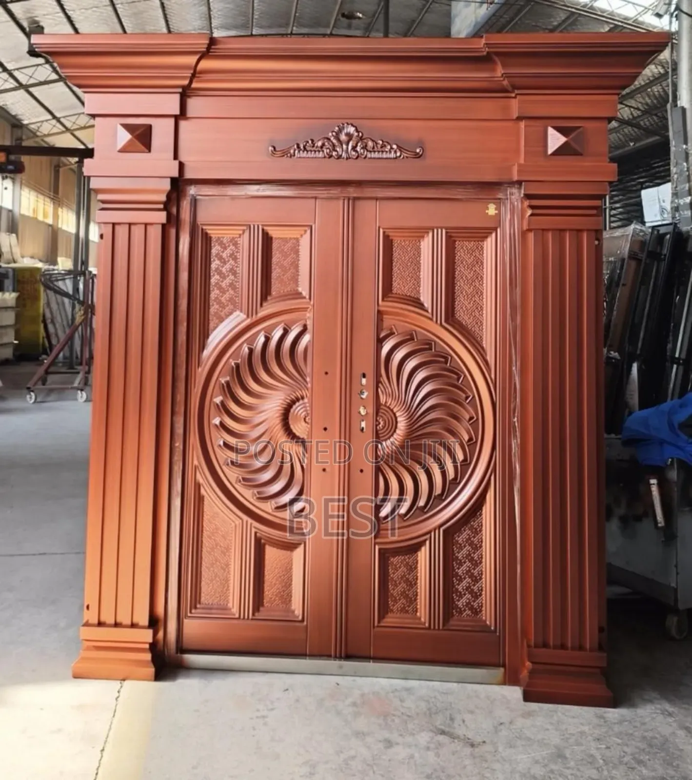 Bulletproof Copper Decorative Security Door