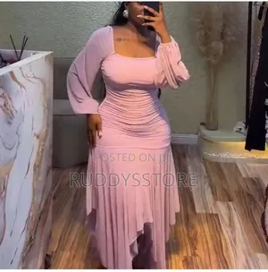 Asymmetric Mesh Dress