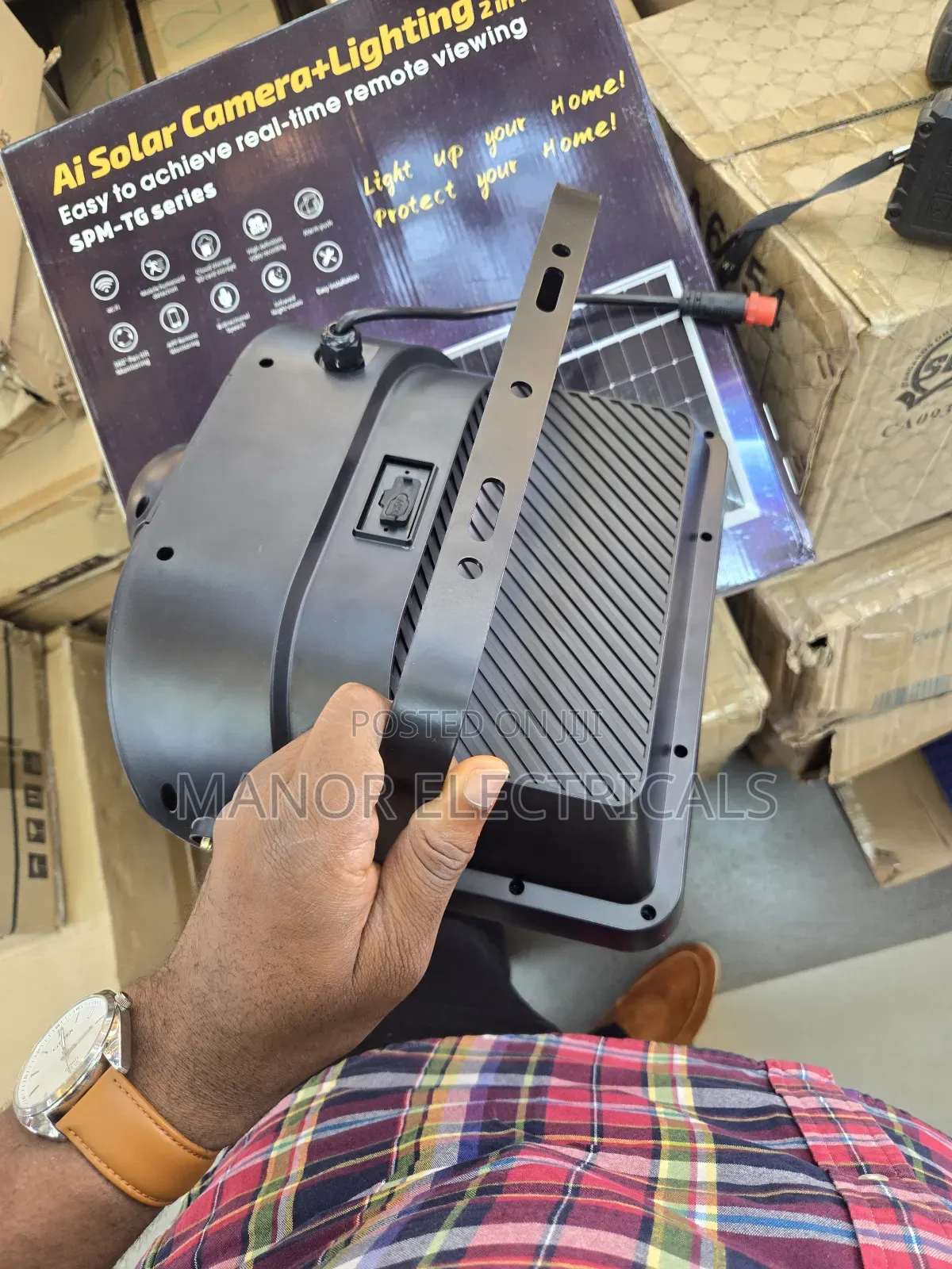 Solar Flood Light With Ai Camera
