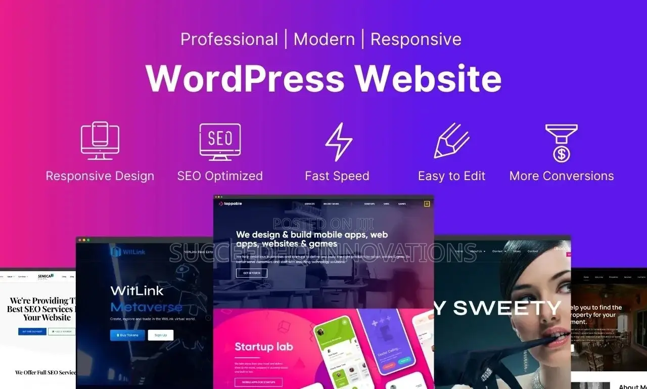 Wordpress Website Development Nigeria Fast Seo-Optimised Website Lagos