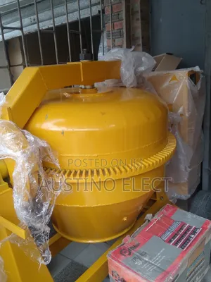 Yellow 500 Liters Concrete Mixer
