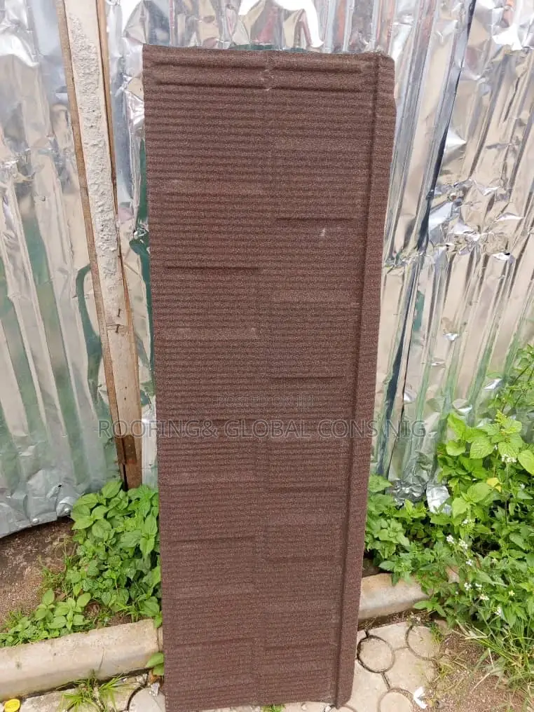 Stone Coated Roofing Tiles Plane Coffee Shingle Sheet