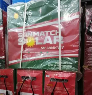 Sunmatch Tubular Battery 12v 220a