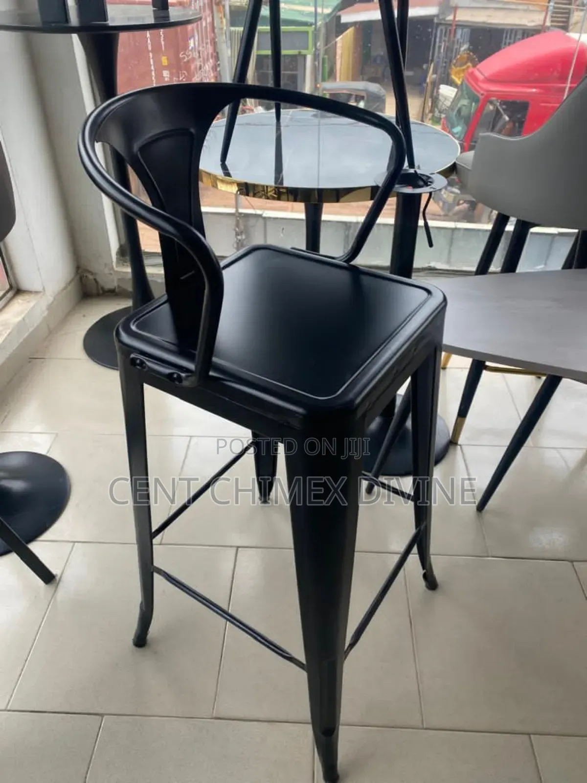 Modern Big Iron Bar Stools