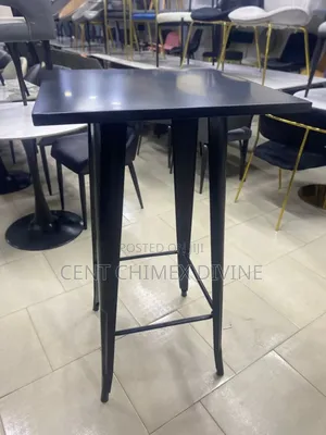 Modern Metal Bar Table