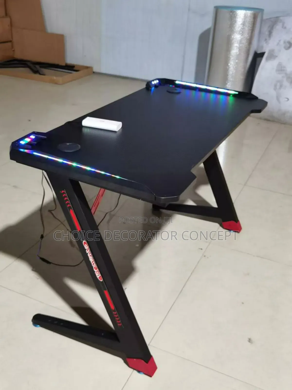 Z Shape Gaming Desk