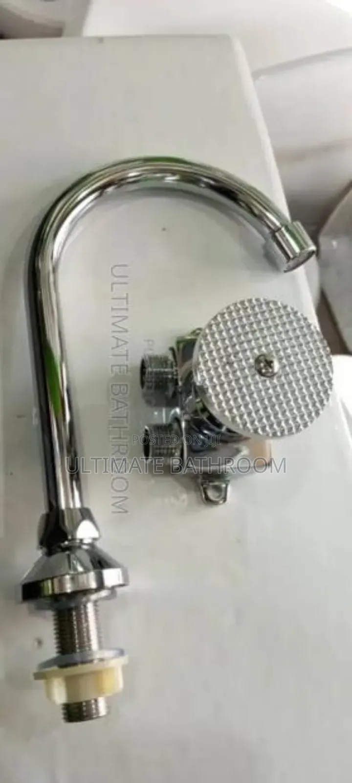 Pedal Chrome Basin Mixer