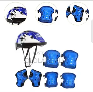 7pcs Set Kids Helmet for Boys and Girls