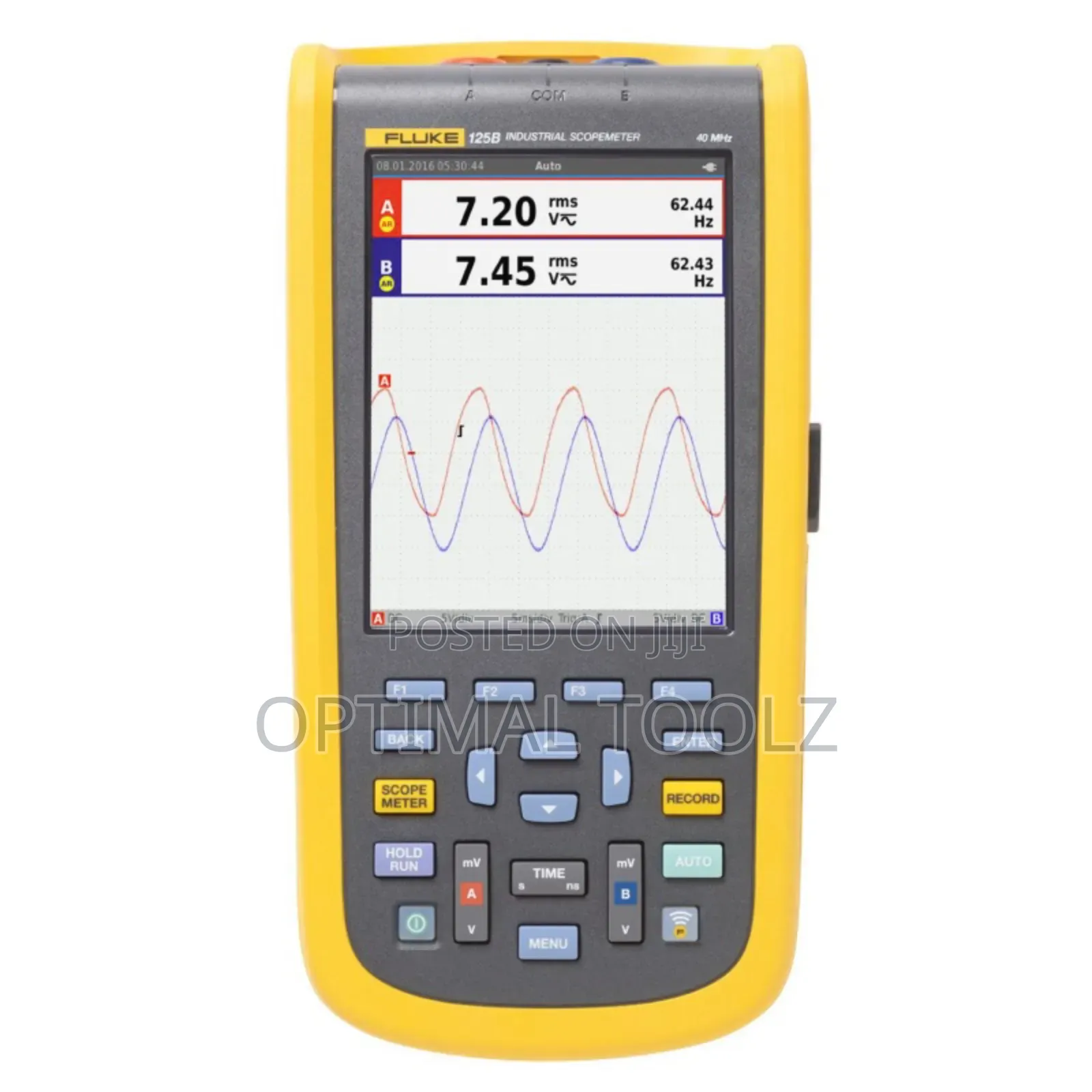 Fluke 125b Industrial Scopemeter 40 MHZ Handheld Oscilloscope