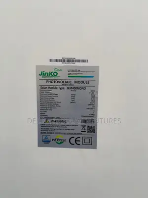 400w Jinko Mono Panel 120cell