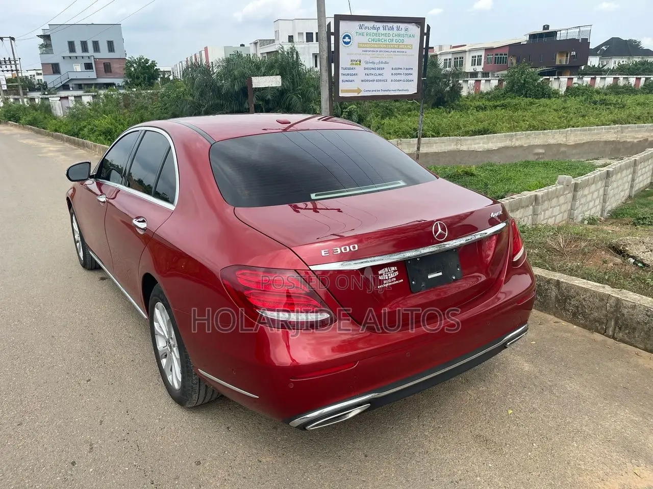 Mercedes-Benz E300 2018 Burgundy