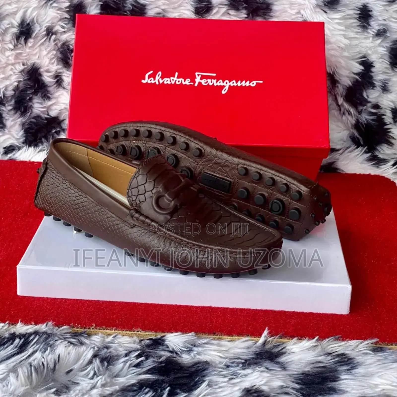 Big Ferragamo Divers Men Classic Shoe