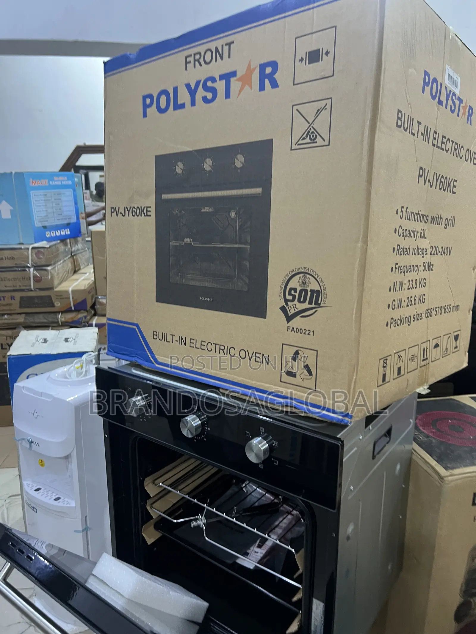 Polystar Built-in Oven – Easy to Use Control Knobs