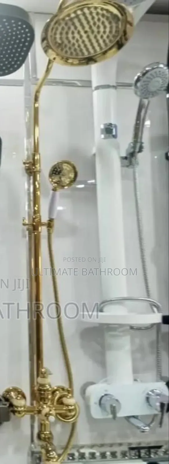 Ideal Quality Gold Standing Shower Mixer