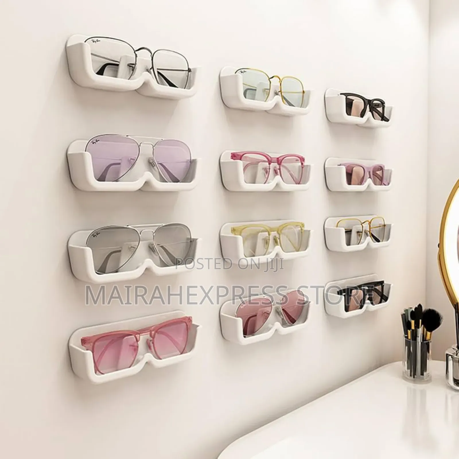 3pcs Wall Mounted Eye Glass Rack Organizer (B3s)..