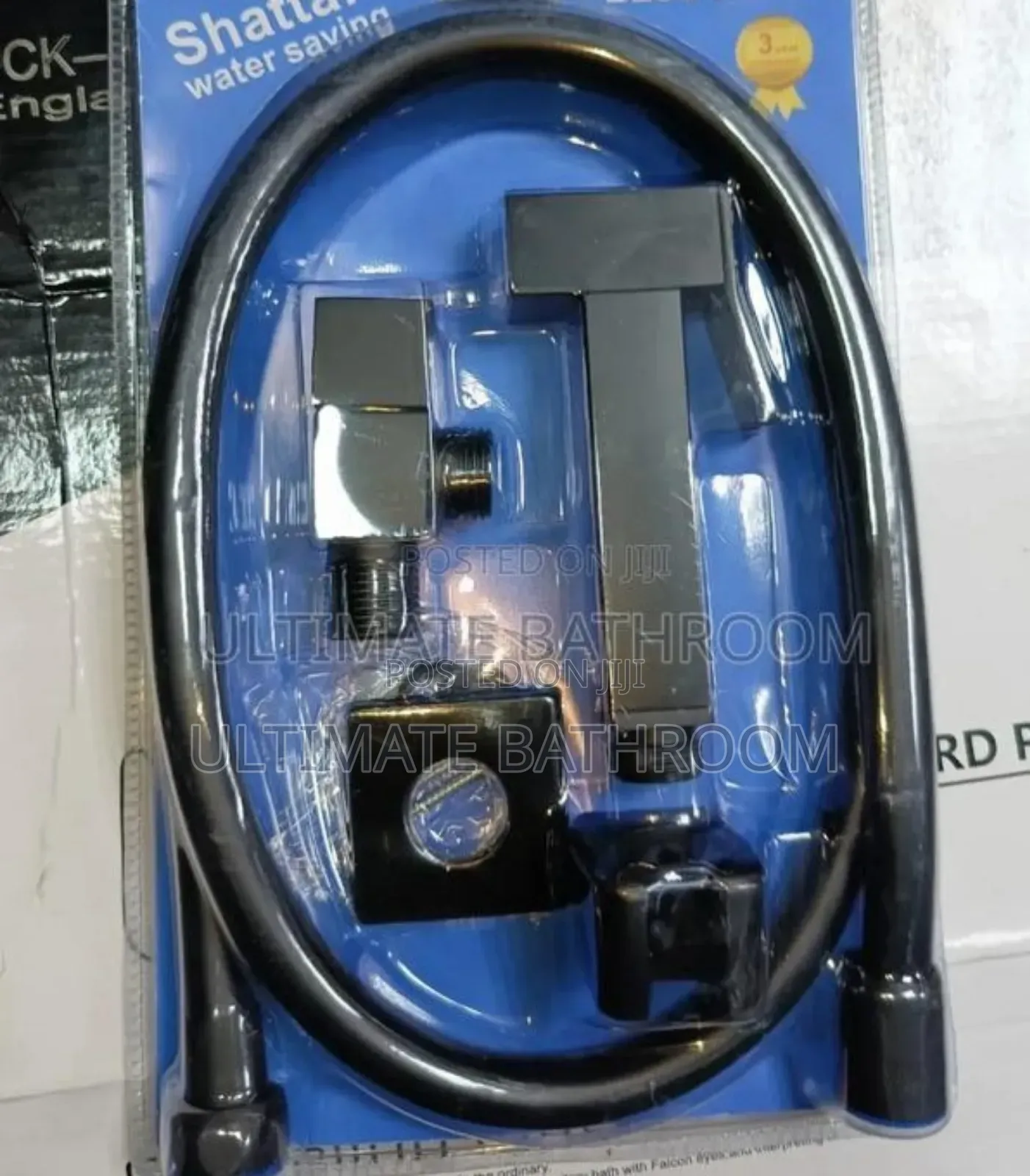 Original Black Pressing Shower Square