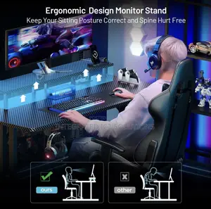Gaming Table With Monitor Stand
