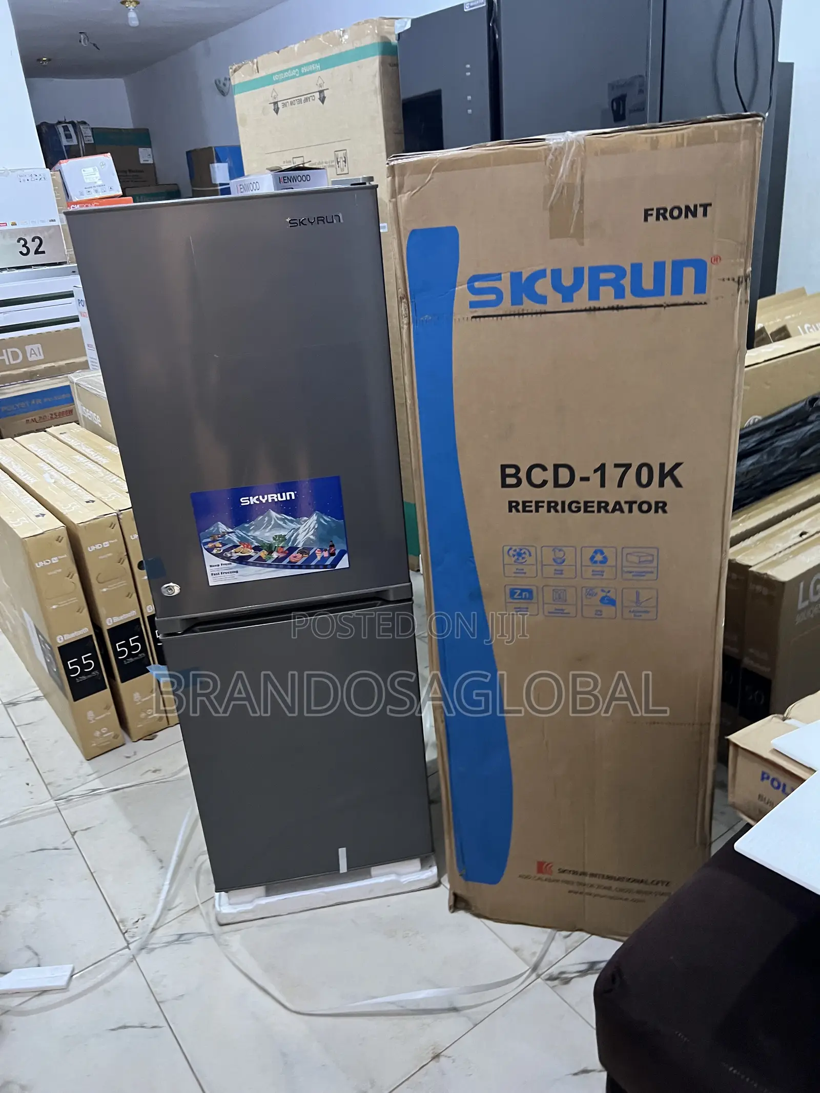 Skyrun BCD- Refrigerator – Spacious 170l Storage
