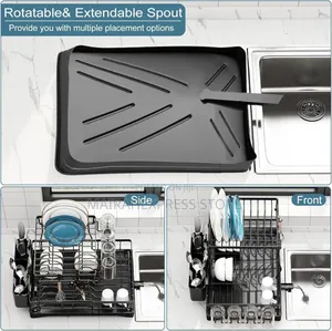 Multipurpose Detachable Dish Drainers With Utensil Holders (2st7)