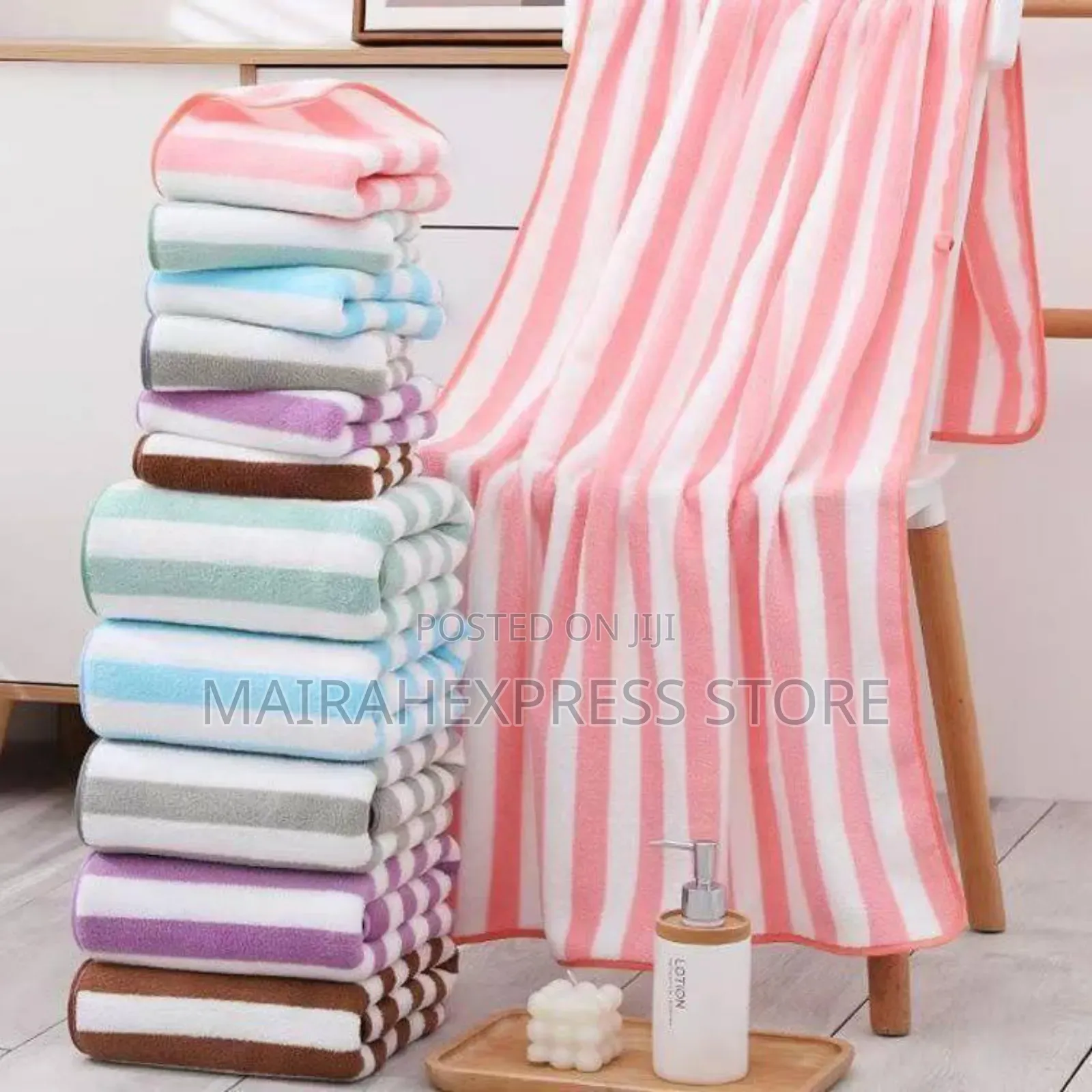 Microfiber Bath Pattern Towel (2st7)