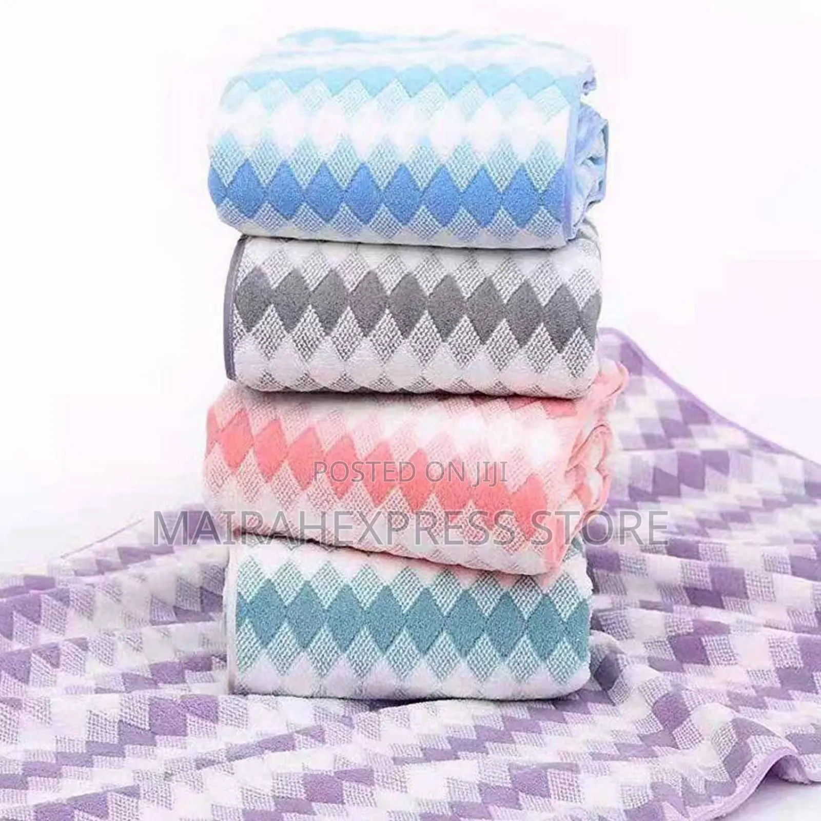 Microfiber Bath Pattern Towel (2st7)