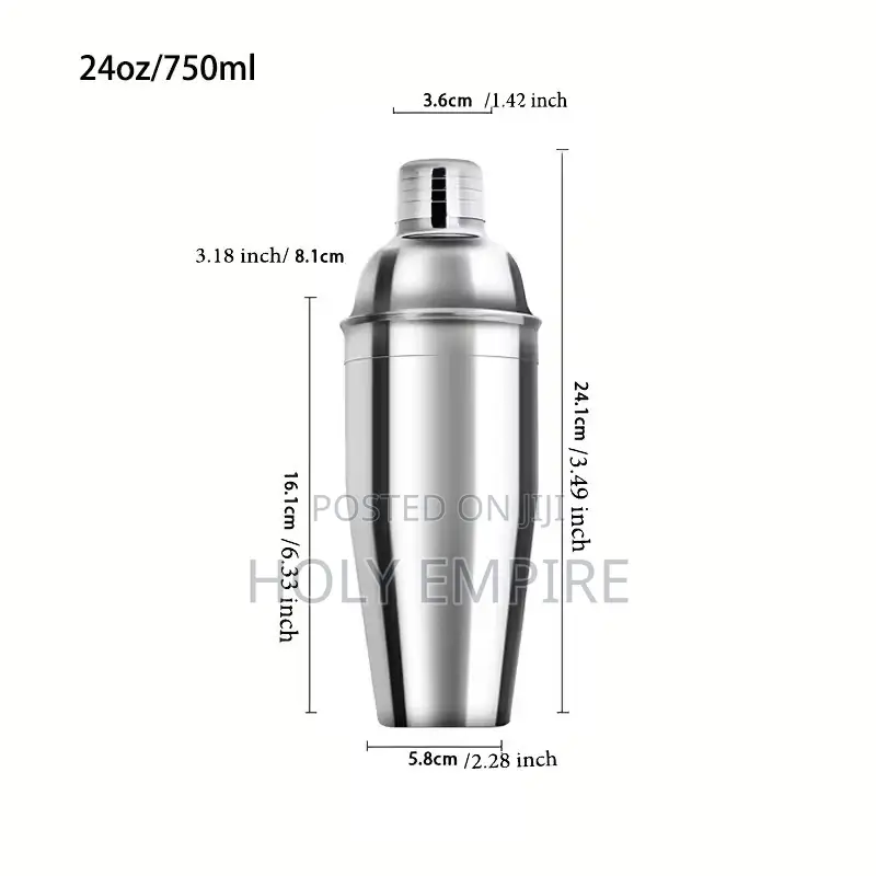 Stainless Steel Cocktail Shaker Bartending Tools Bartender Kit Boston