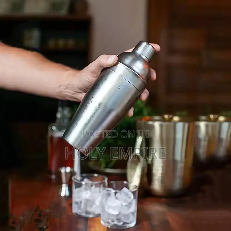 Stainless Steel Cocktail Shaker Bartending Tools Bartender Kit Boston