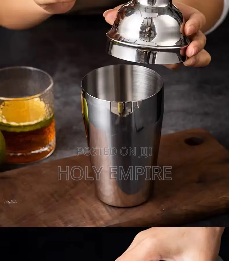 Stainless Steel Cocktail Shaker Bartending Tools Bartender Kit Boston