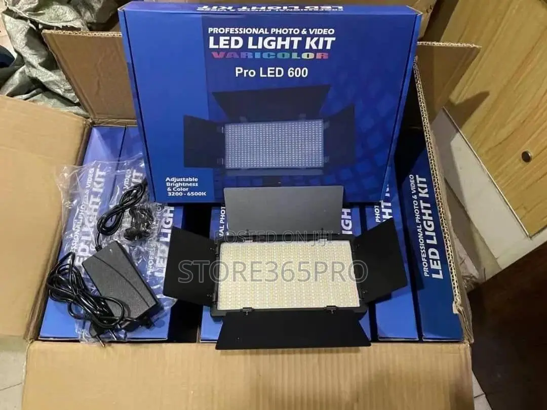 Led Pro 600 Professional Photo and Video Led Light Kit