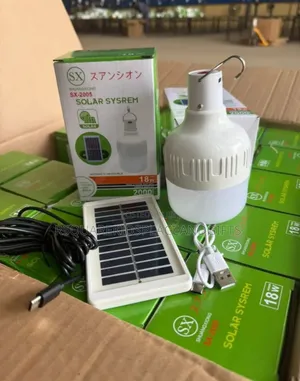18w Solar Panel With Bulb for Souvenir (50 in a Carton)