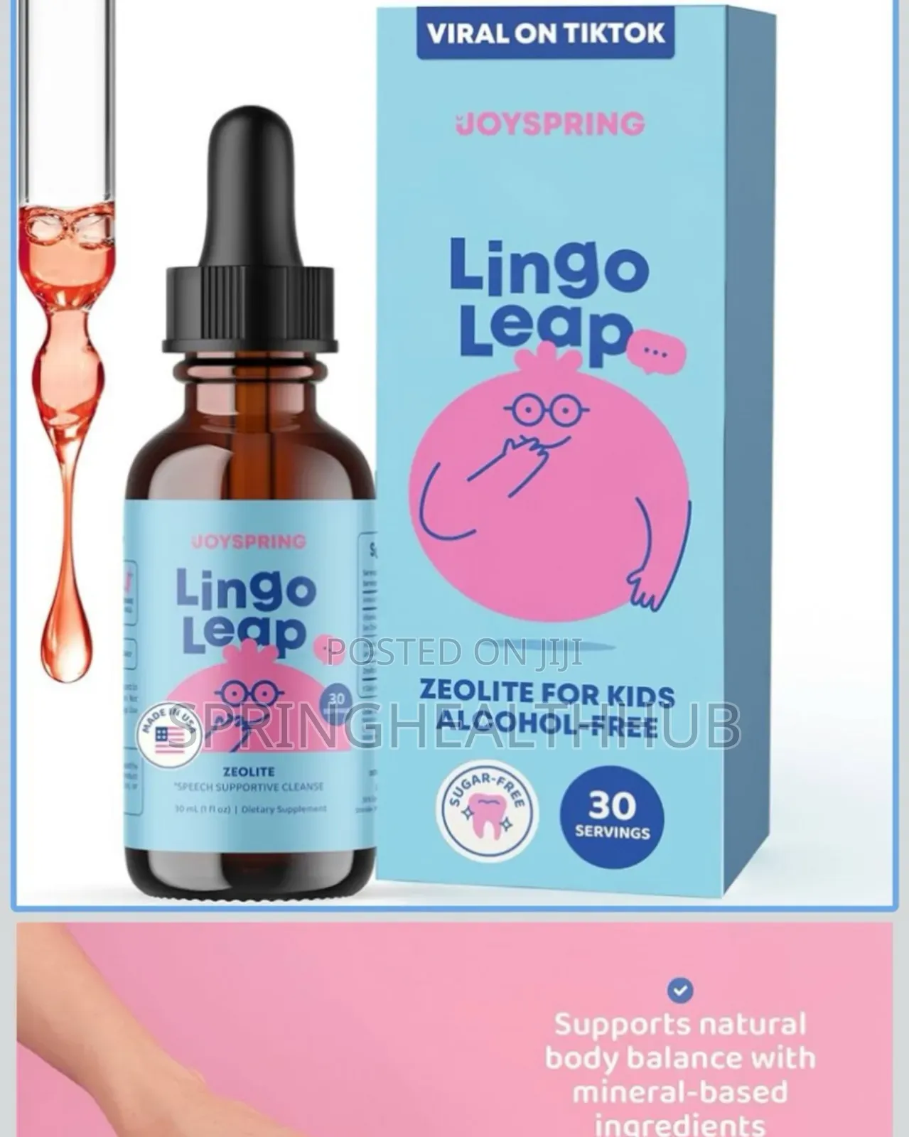 Zeolite -Joyspring Lingoleap – Liquid Kids Formula