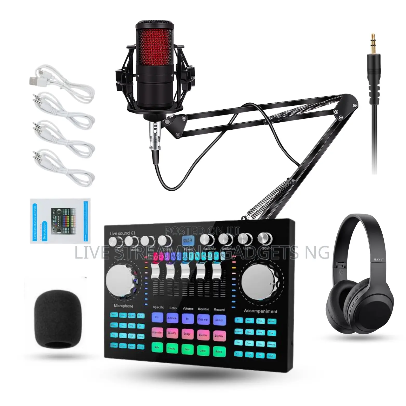 V500 X Complete Single Streaming/Singing/Podcast Set