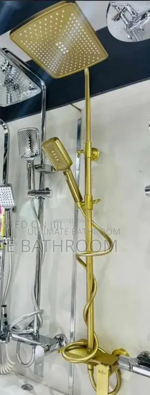 Quality Brush Gold Bathroom Shower  Mixers