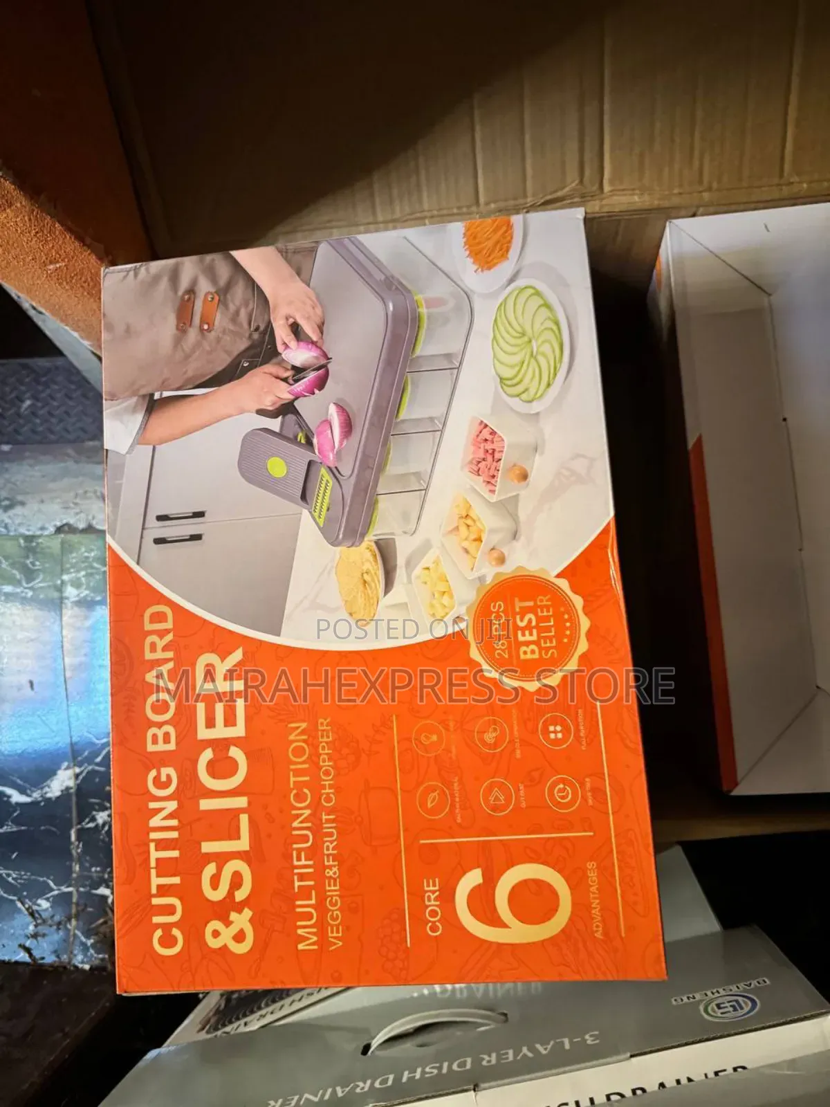 All-in-One Multipurpose Cutting Board/Slicer Box Set