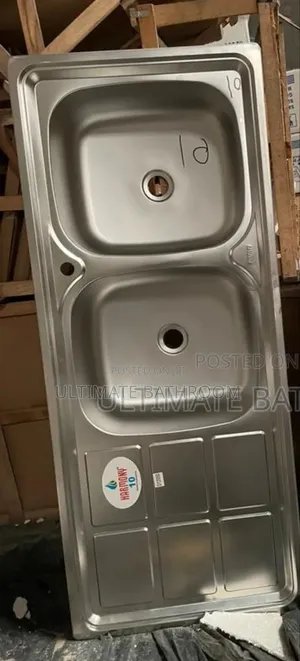 3inch Double Bowl Sink With Single Tray