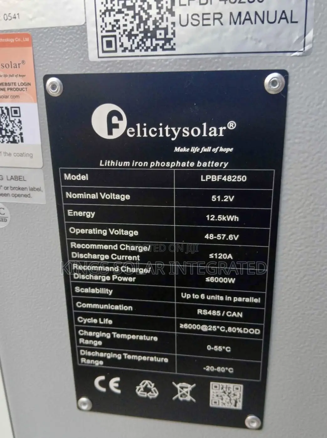 Felicity Lithium Batteries