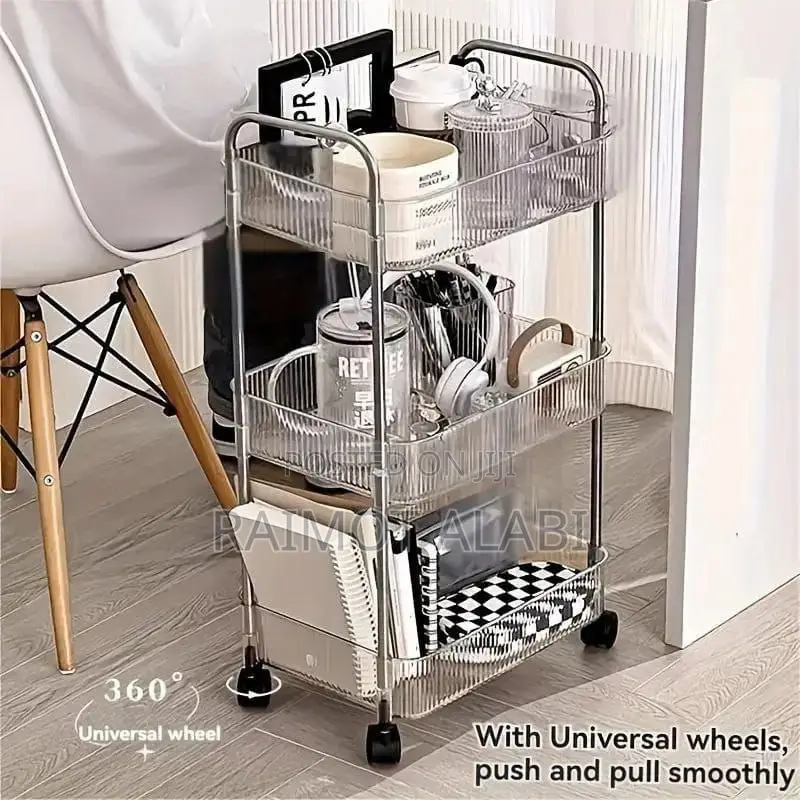 3layers Acrylic Trolley