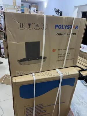 Polystar 60cm 4 Burner Kitchen Smoke Rangehood | Pv-6009bd